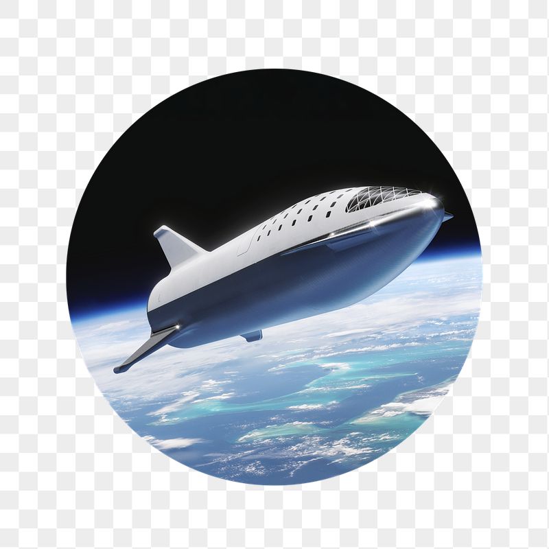 Starship separation png badge sticker, | Free PNG - rawpixel