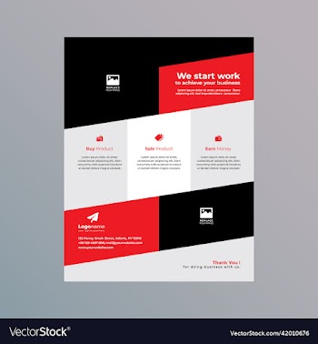 startup business flyer template