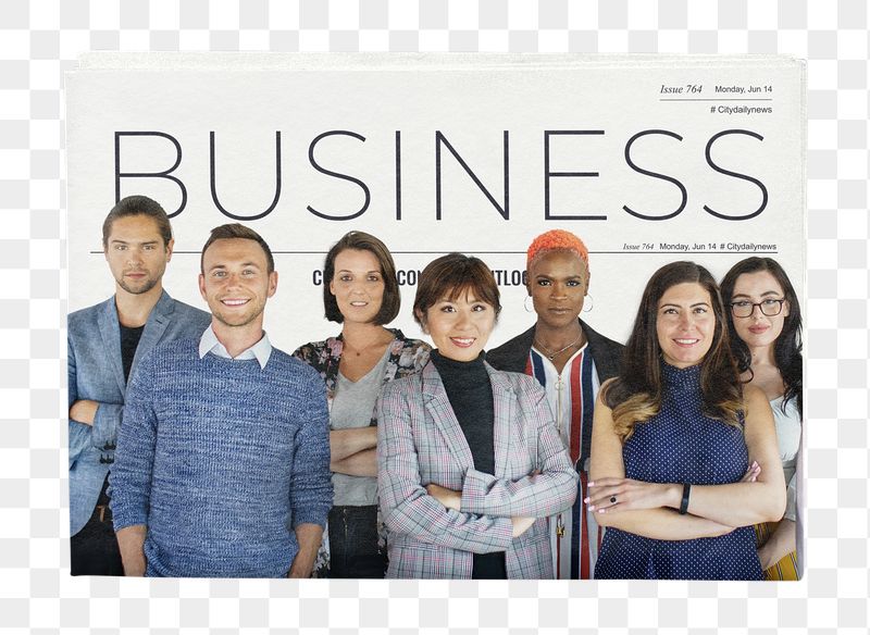 Startup company png team newspaper | Free PNG - rawpixel