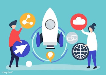Startup launch | Free stock vector - 455214