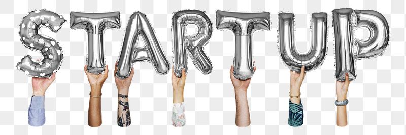 Startup png, letter foil balloon, | Free PNG - rawpixel