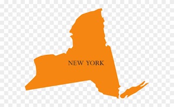 State Of New York Map Clip Art At Clker - New York Map Clipart