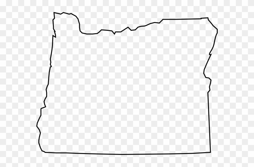 State Of Oregon Clipart - Oregon State Outline Vector