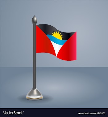 state table flag of antigua and barbuda