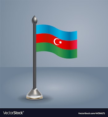 state table flag of azerbaijan