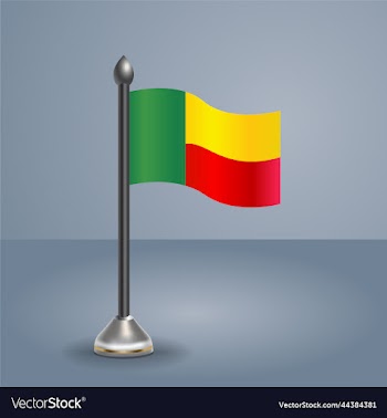 state table flag of benin