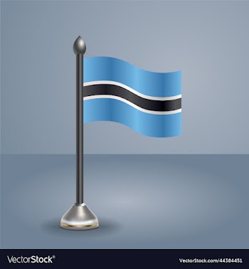 state table flag of botswana