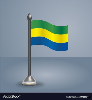 state table flag of gabon