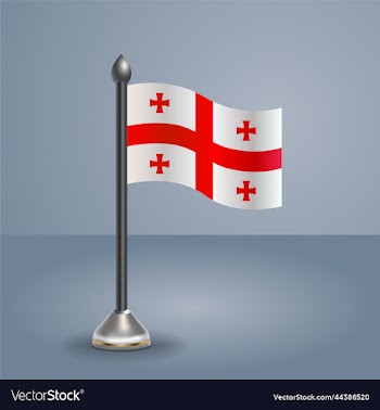 state table flag of georgia republic