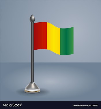 state table flag of guinea