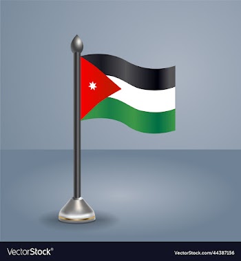 state table flag of jordan