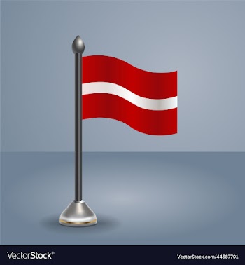 state table flag of latvia