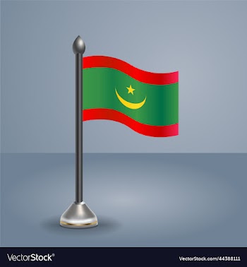 state table flag of mauritania