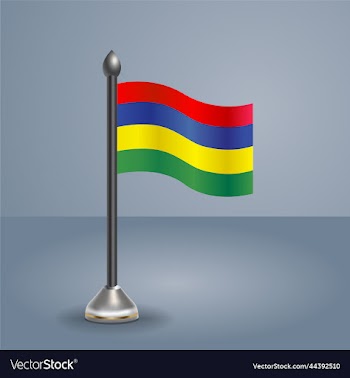 state table flag of mauritius