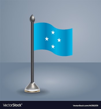 state table flag of micronesia