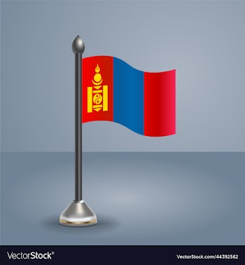 state table flag of mongolia