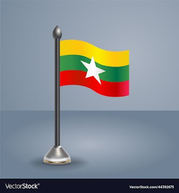 state table flag of myanmar