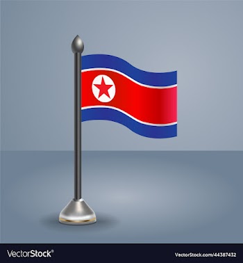 state table flag of north korea