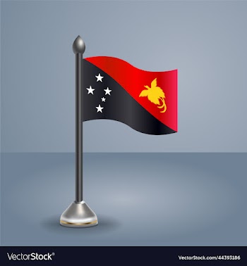 state table flag of papua new guinea