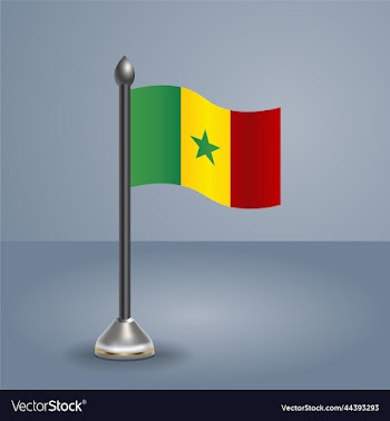 state table flag of senegal