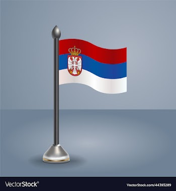 state table flag of serbia