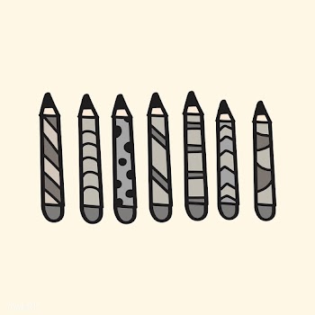 Stationary illustration drawing style | Free stock vector - 43405