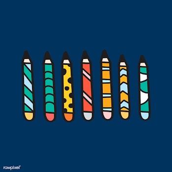 Stationary illustration drawing style | Free stock vector - 43611