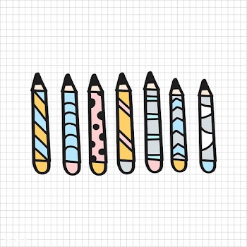 Stationary illustration drawing style | Free stock vector - 43706