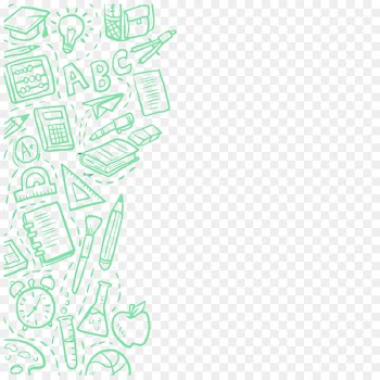 Stationery Blackboard Drawing - Green chalkboard background stationery vector drawing material 