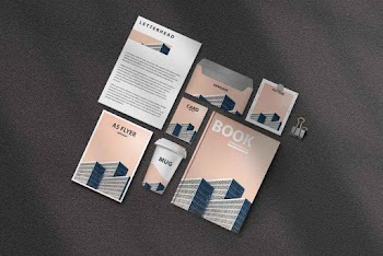 Stationery Scene Free Mockup PSD