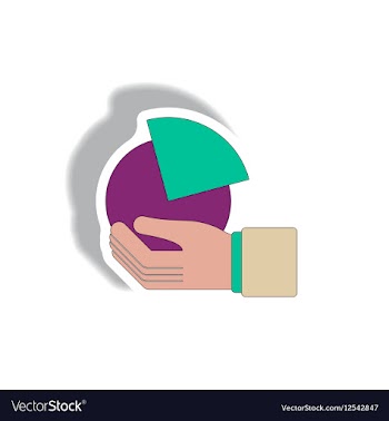 Statistic report sign in paper vector image
