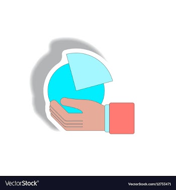 Statistic report sign in paper vector image