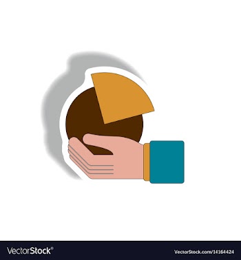 Statistic report sign in paper vector image