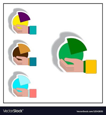 Statistic report sign vector image