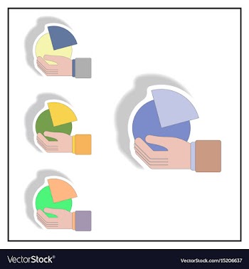 Statistic report sign vector image