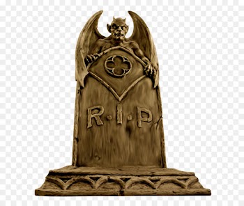 Statue Ghoul Design Toscano Headstone Demon - cemetery 