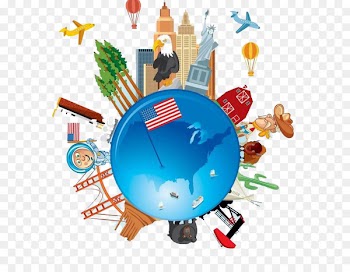 Statue of Liberty Cartoon Tourism - US Travel 