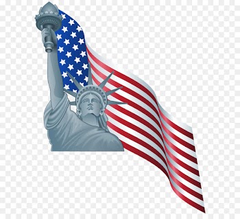 Statue of Liberty Clip art - American Flag and Statue of Liberty PNG Clip Art 