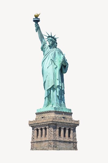 Statue of Liberty clipart, famous | Free Vector - rawpixel