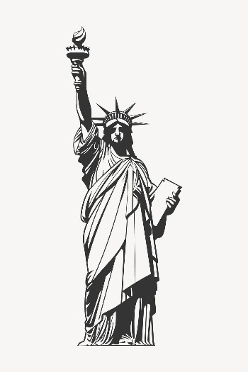 Statue of Liberty clipart, landmark | Free Photo - rawpixel