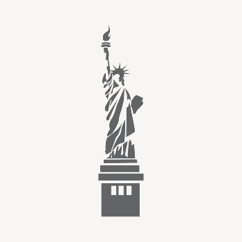 Statue of Liberty clipart, vintage | Free Vector Illustration - rawpixel