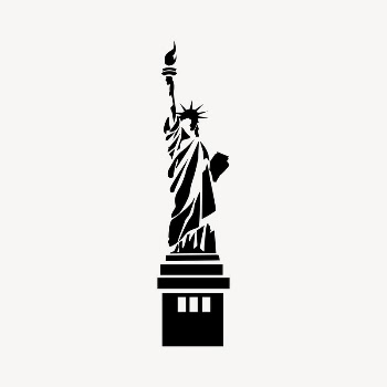 Statue of Liberty clipart, vintage | Free Vector Illustration - rawpixel