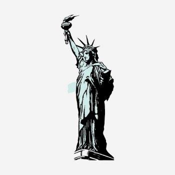 Statue of Liberty illustration, travel | Free Photo - rawpixel