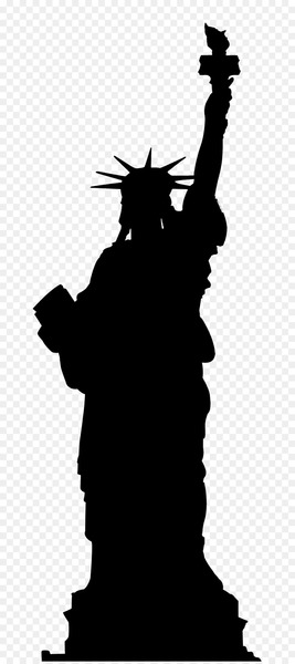 Statue of Liberty National Monument Silhouette Photography Image -  