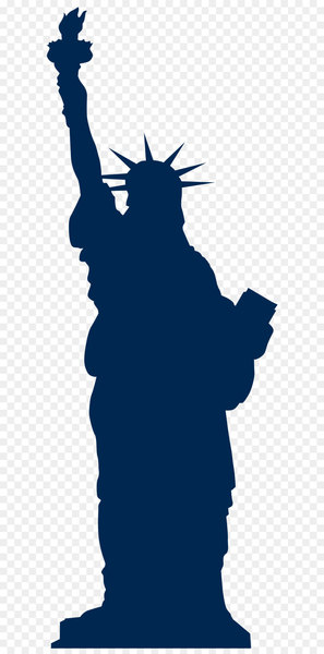 Statue of Liberty National Monument Statue of Freedom - Statue of Liberty Silhouette PNG Clip Art Image 