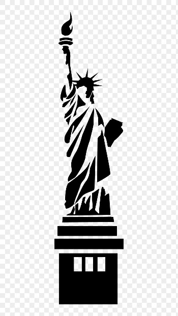 Statue of Liberty png silhouette, | Free PNG - rawpixel