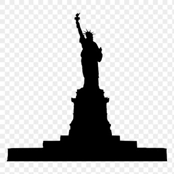 Statue of Liberty png silhouette, | Free PNG - rawpixel