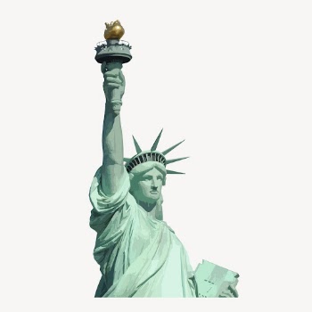 Statue of Liberty sticker, famous | Free PSD - rawpixel