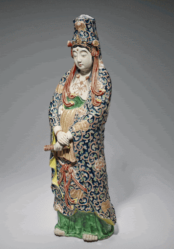 statuette; Satsuma style; Kuanyin standing, | Free Photo - rawpixel
