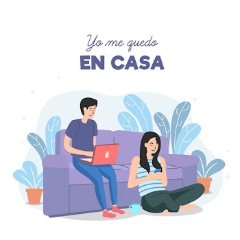 Stay at home relax concept Free Vector
